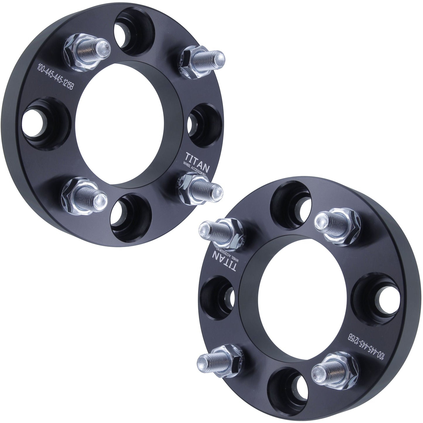 38mm (1.5") Wheel Spacers for Acura CL TL Legend Honda Prelude Accord Mitsubishi Galant | 4x114.3 (4x4.5) | 12x1.5 Studs |