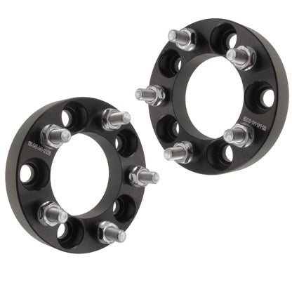 1" (25mm) Wheel Spacers for Chevy Buick Cadillac Pontiac | 5x4.5 | 12x1.5 Studs |