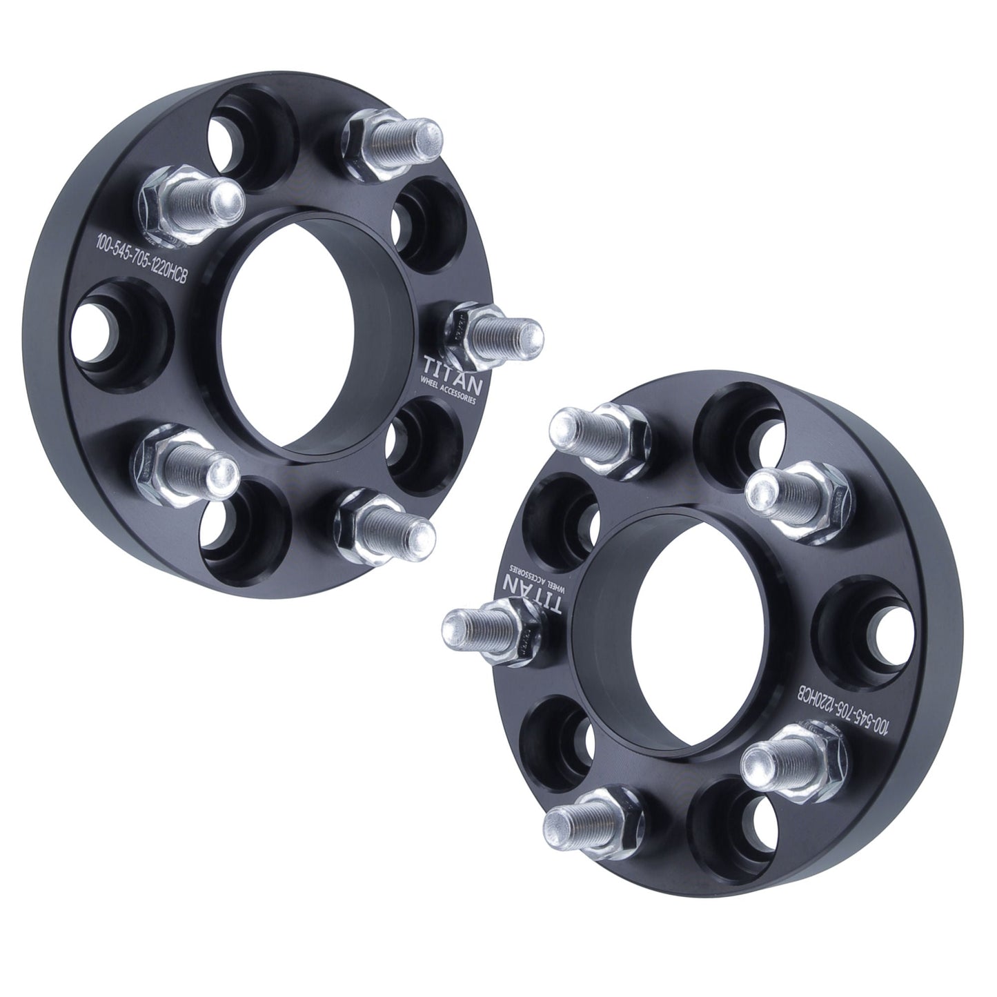 Espaciadores de ruedas de 1" (25 mm) para Ford Mustang 2015+ | 5x4.5 | 70.5 Hubcentric | Pernos de 14x1.5 |