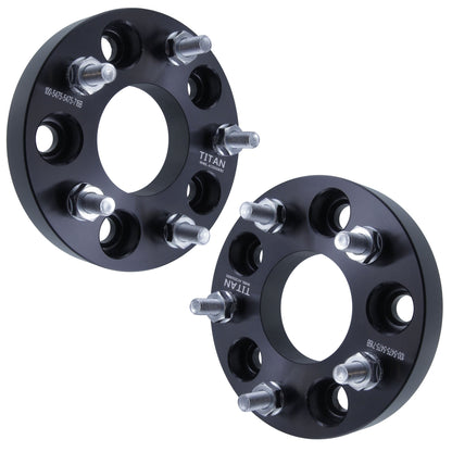 1" Wheel Spacers for Chevy Corvette Camaro Firebird S10 | 5x4.75 (5x120) | 12x1.5 Studs |