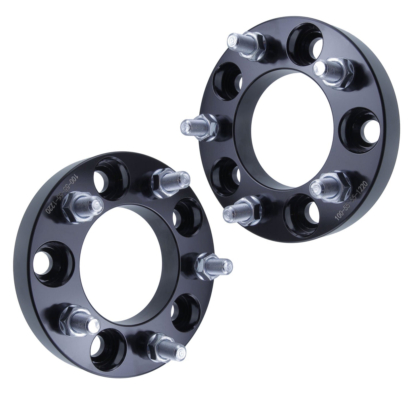 1" (25mm) Wheel Spacers for Jeep Grand Cherokee Commander Wrangler | 5x5 | 1/2x20 Studs |