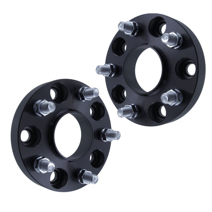 1" (25mm) Wheel Spacers for Jeep Grand Cherokee Commander Wrangler | 5x5 | 71.5 Hubcentric |14x1.5 Studs |