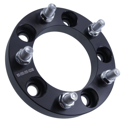 1" (25mm) Wheel Spacers for Dodge Ram 1500 Ford F-100 Bronco Jeep CJ | 5x5.5 (5x139.7) | 1/2x20 Studs |