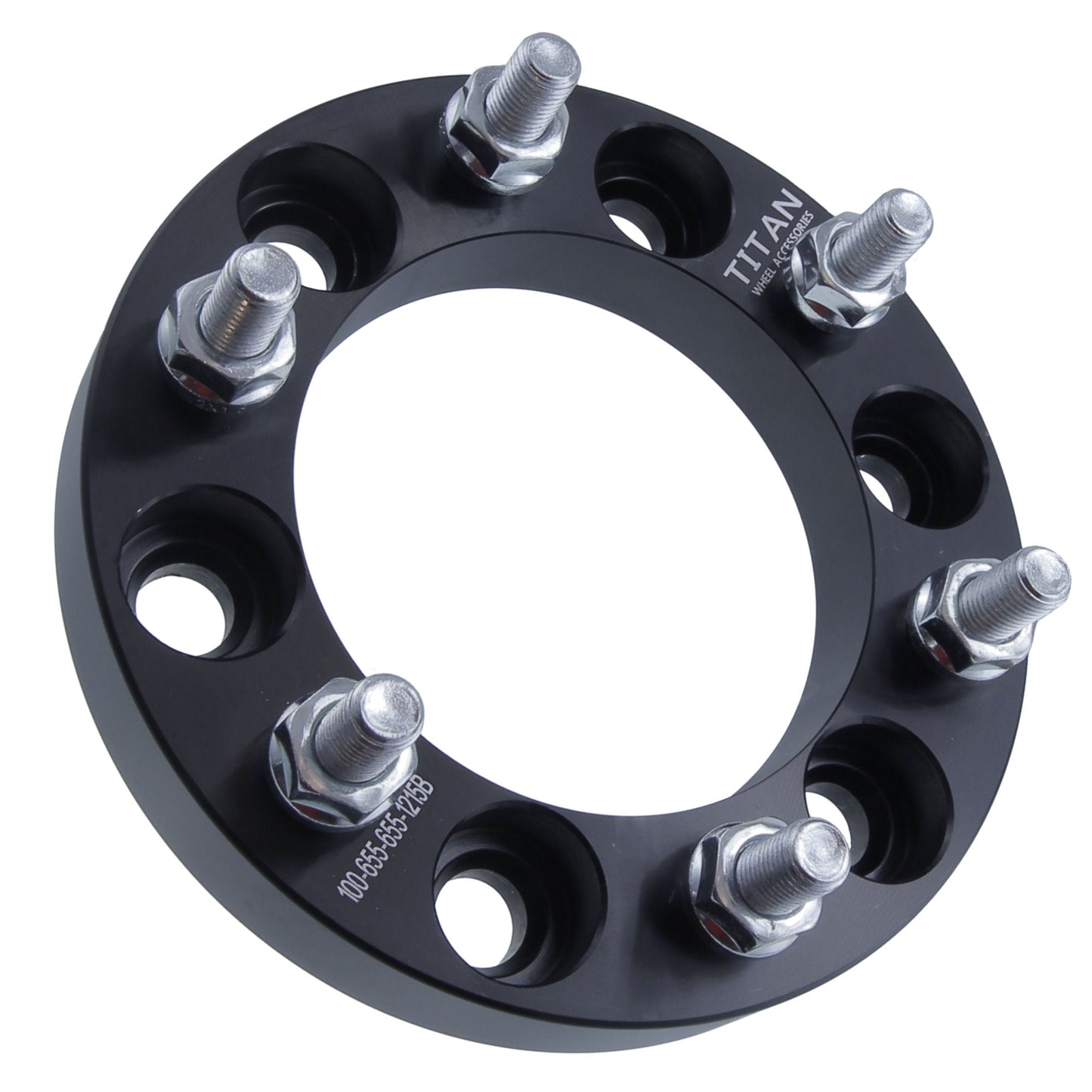 1" (25mm) Wheel Spacers for Dodge Mitsubishi | 6x5.5 (6x139.7) | 12x1.5 Studs |