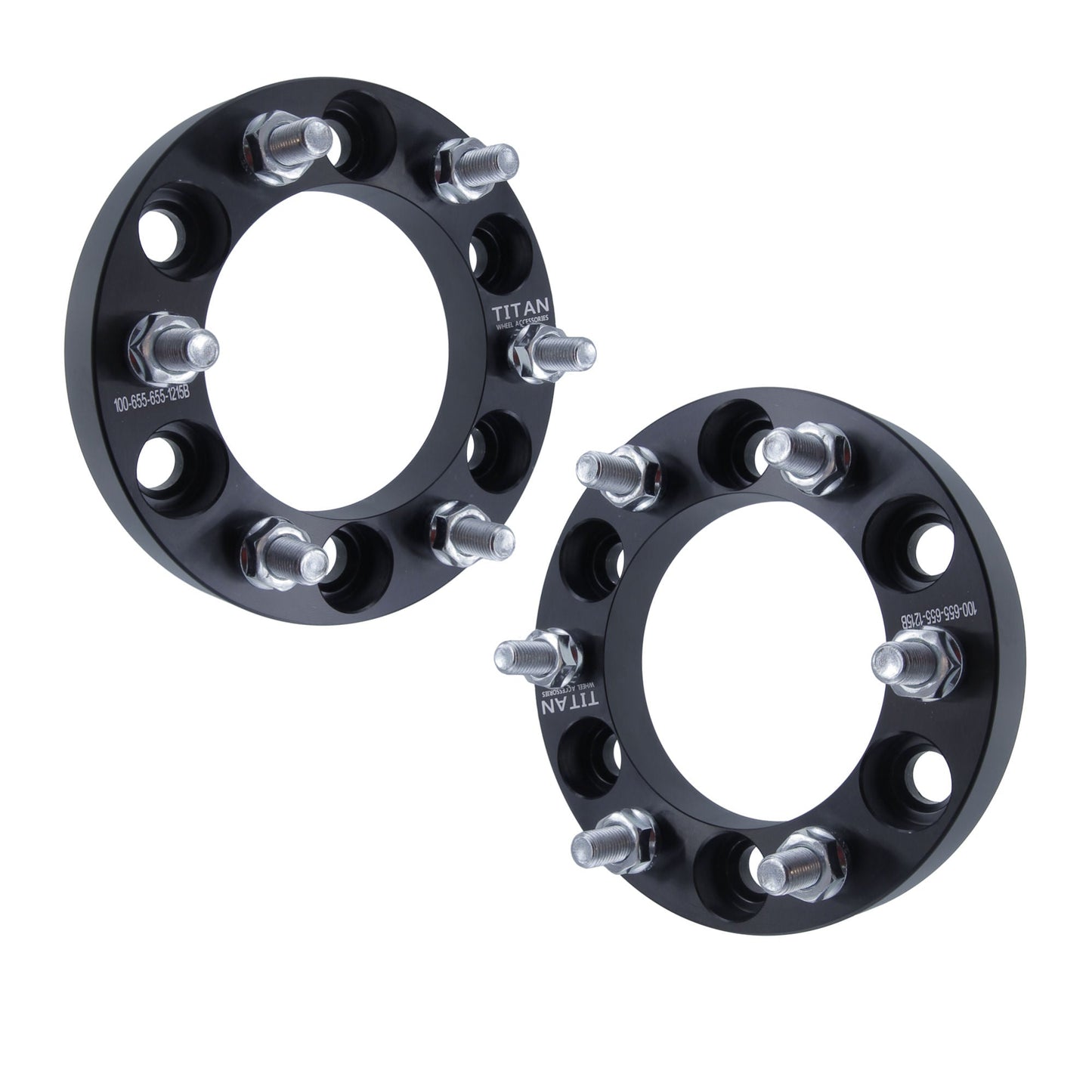 1" (25mm) Wheel Spacers for Dodge Mitsubishi | 6x5.5 (6x139.7) | 12x1.5 Studs |