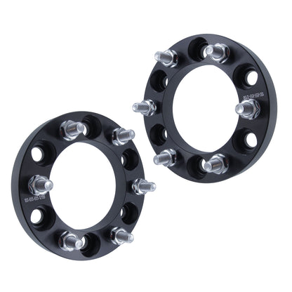 1" (25mm) Wheel Spacers for Isuzu Rodeo Trooper Toyota 4 Runner FJ Cruiser | 6x5.5 (6x139.7) | 12x1.5 Studs |