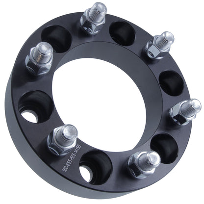 32mm (1.25") Wheel Spacers for Escalade Sierra Yukon Suburban Silverado | 6x5.5 (6x139.7) | 14x1.5 Studs |