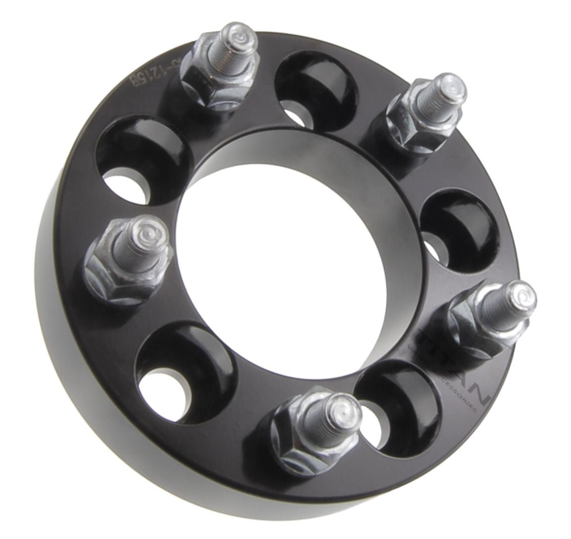 1" (25mm) Wheel Spacers for Chevy Buick Cadillac Pontiac | 5x4.5 | 12x1.5 Studs |