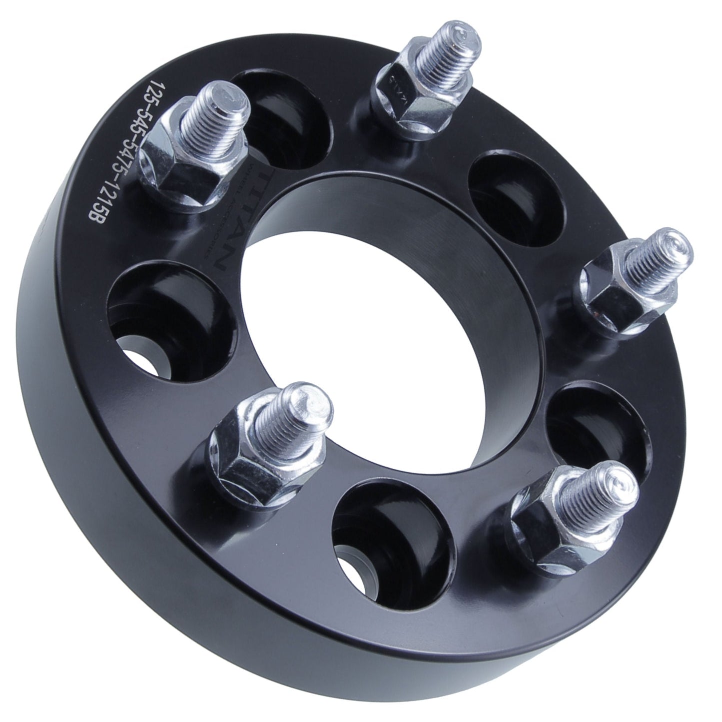 1.5" (38mm) 5x4.5 (5x114.3) To 5x5.5 (5x139.7) Wheel Adapters  | 1/2x20 Studs |