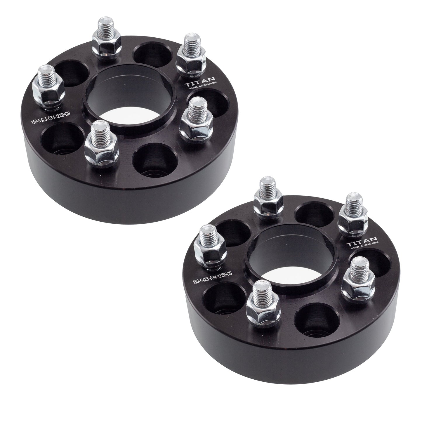 1.5" (38mm) Wheel Spacers for Jaguar F S X Type XE XF XJ XK | 5x4.25 (5x108) | 63.4 Hubcentric | 12x1.5 Studs |