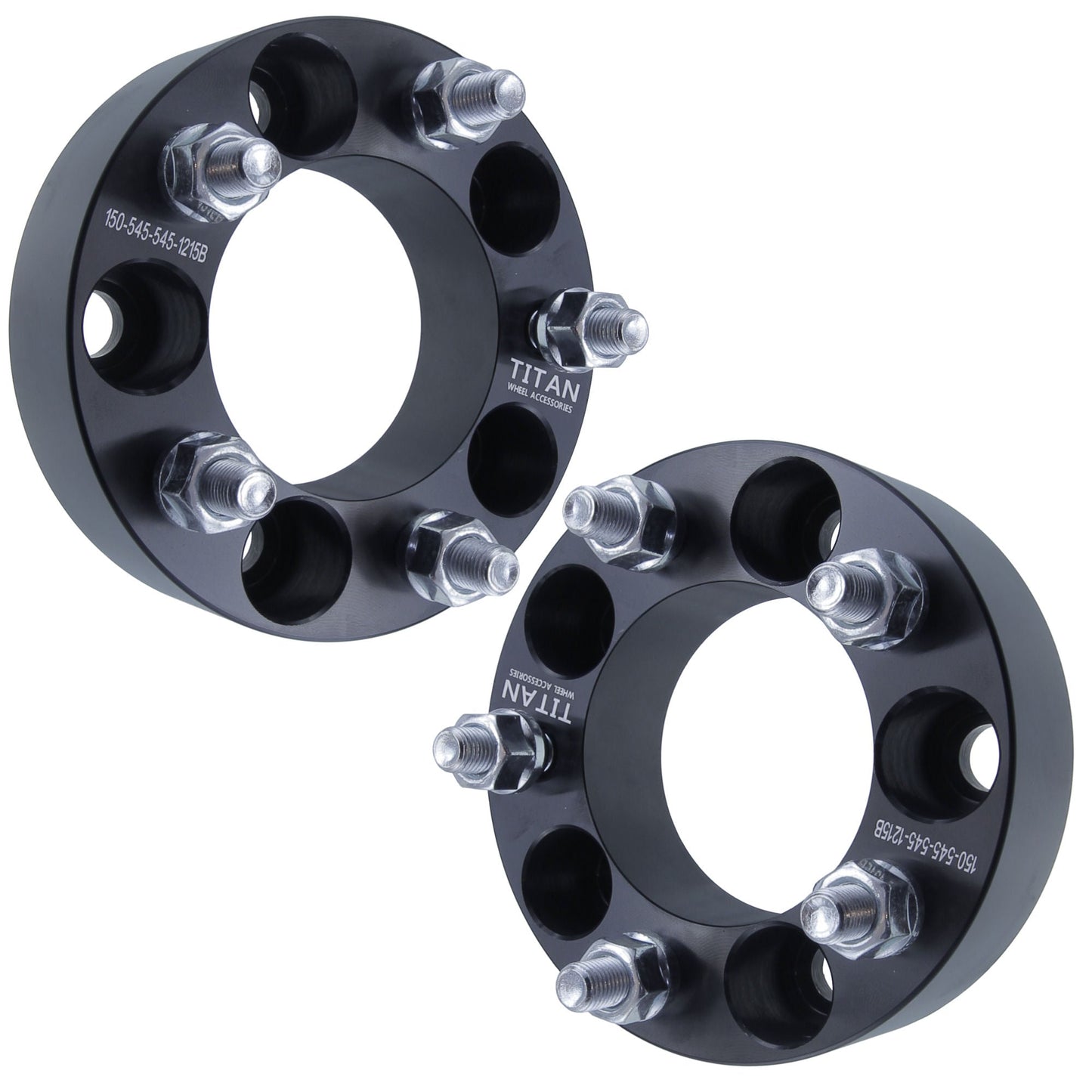 1.5" Wheel Spacers for Mitsubishi Chrysler Dodge | 5x4.5 (5x114.3 | 12x1.5 Studs |