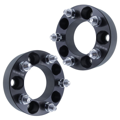 2" (50mm) Wheel Spacers for Ford Mustang Edge Ranger Explorer | 5x4.5 (5x114.3) | 1/2x20 Studs |