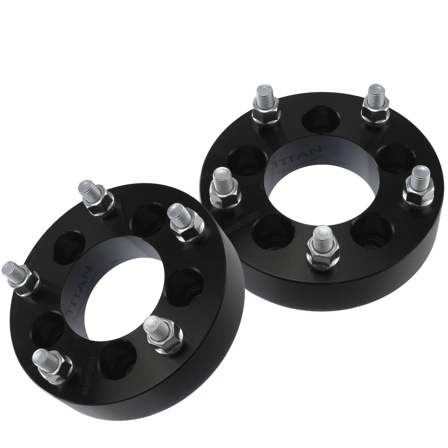 1.5" (38mm) 5x4.5 (5x114.3) To 5x5.5 (5x139.7) Wheel Adapters  | 1/2x20 Studs |