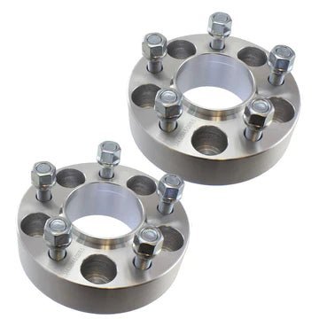 2" (50mm) Wheel Spacers for Jeep Grand Cherokee Commander Wrangler JK | 5x5 (5x127) | 71.5 Hubcentric |1/2x20 Studs |