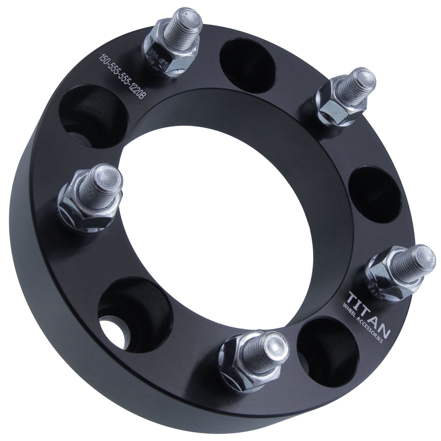 1.5" (38mm) Wheel Spacers for Dodge Ram 1500 Ford F100 Bronco Jeep CJ | 5x5.5 (5x139.7) | 1/2x20 Studs |