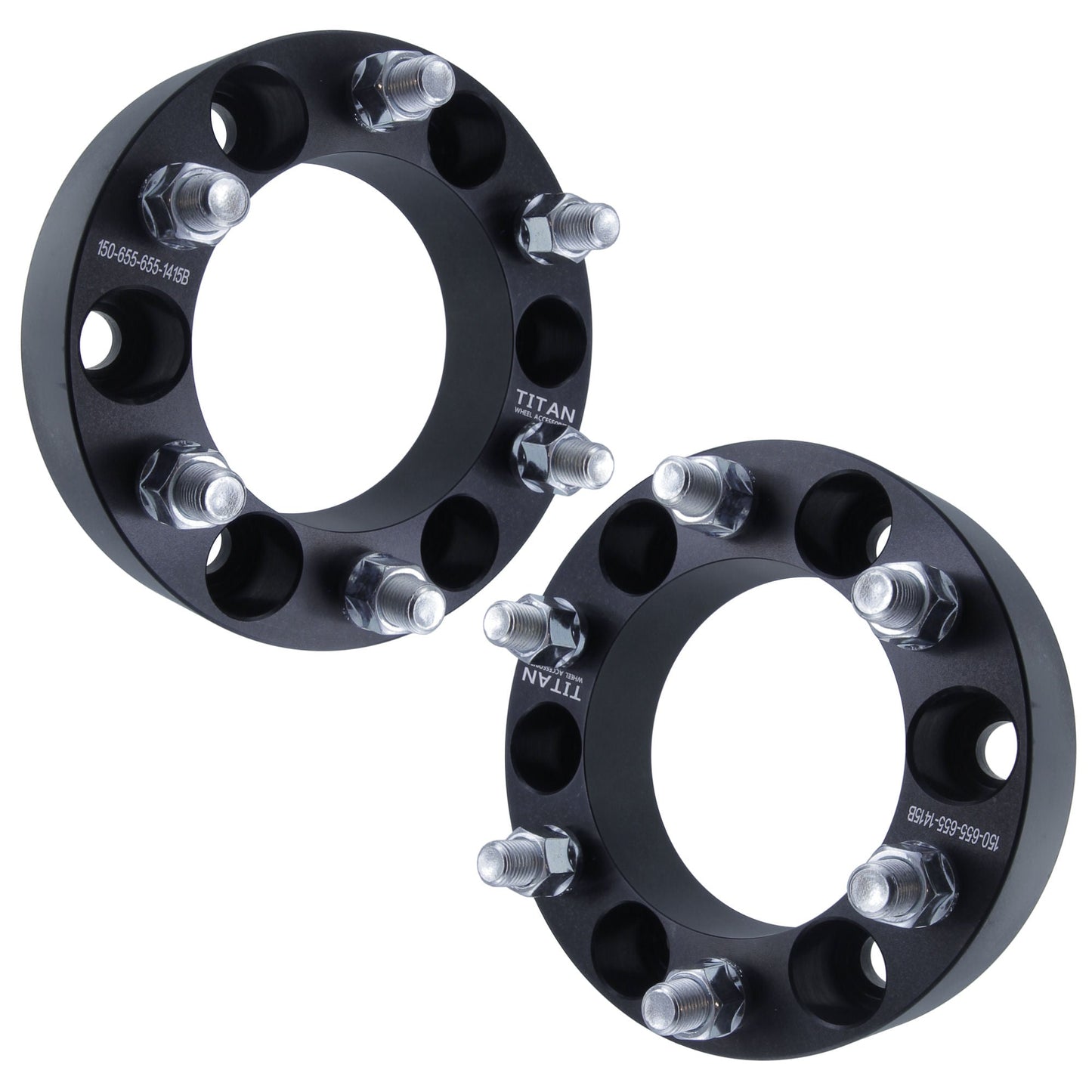 50mm (2") Wheel Spacers for Isuzu Rodeo Trooper Toyota 4 Runner FJ Cruiser | 6x5.5 (6x139.7) | 12x1.5 Studs |