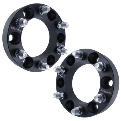 50mm (2") Wheel Spacers for Isuzu Rodeo Trooper Toyota 4 Runner FJ Cruiser | 6x5.5 (6x139.7) | 12x1.5 Studs |