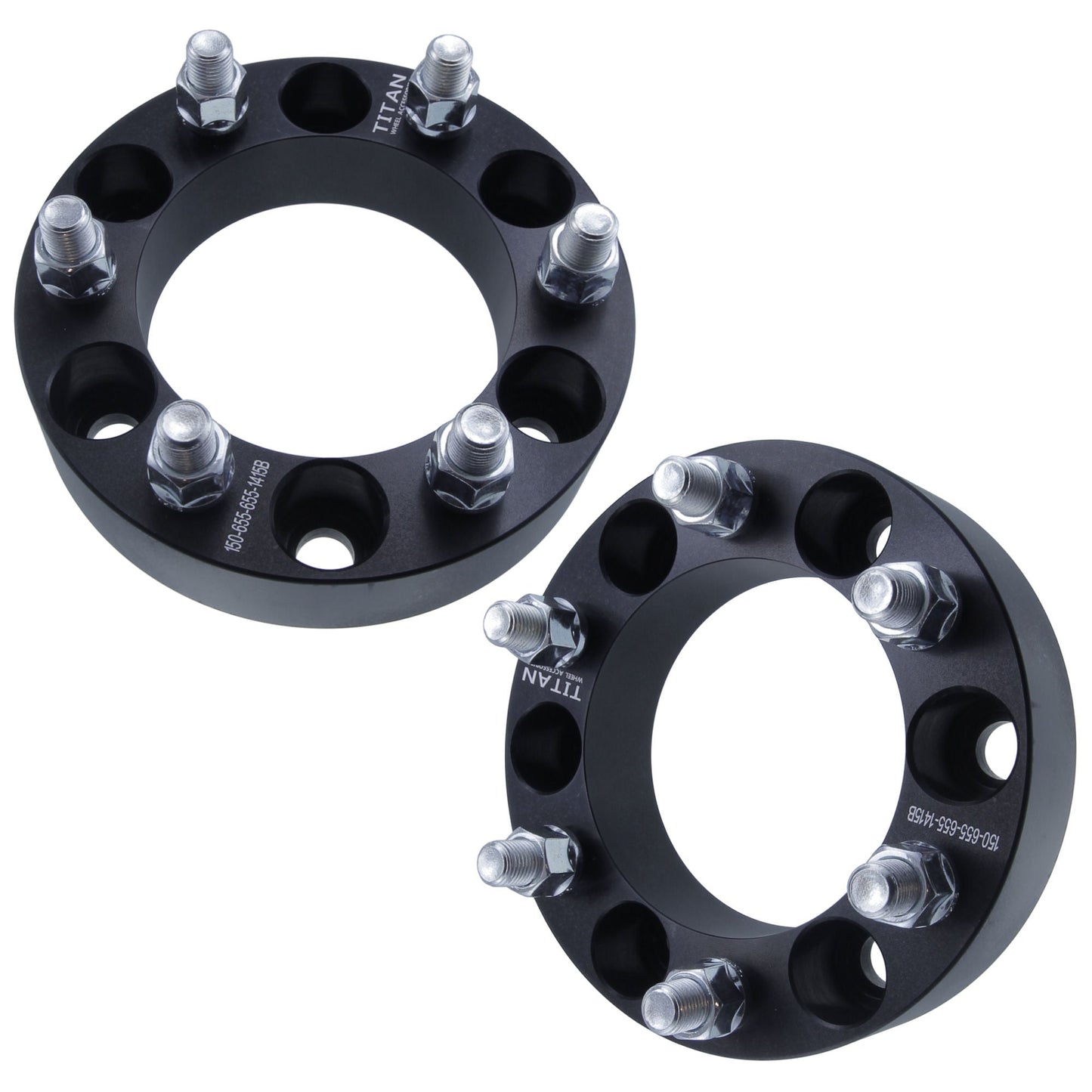 50mm (2") Wheel Spacers for Infiniti and Nissan Trucks | 6x5.5 (6x139.7) | 12x1.25 Studs |