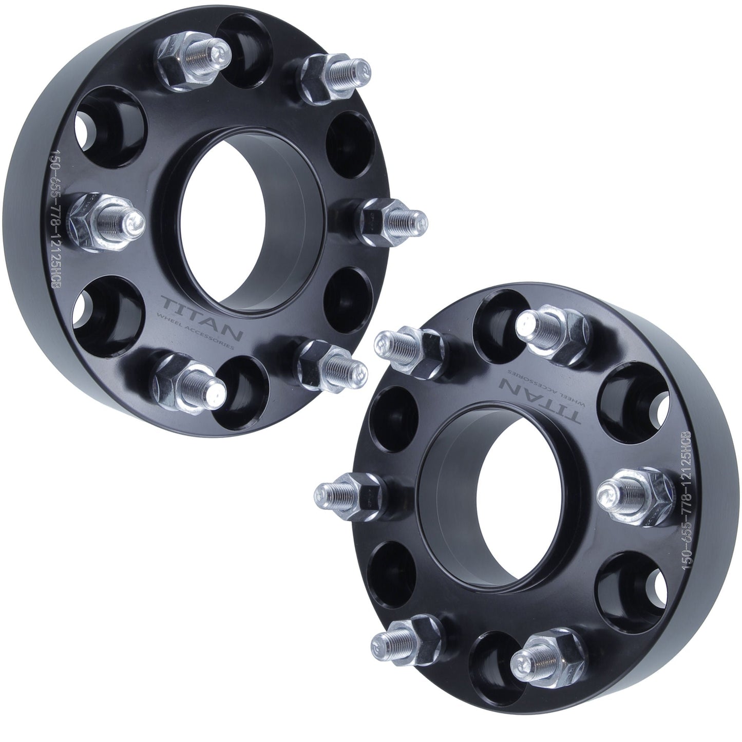 38mm (1.5") Wheel Spacers for Infiniti QX80 Nissan XD Ram 1500 | 6x5.5 (6x139.7) | 77.8 Hubcentric |14x1.5 Studs |