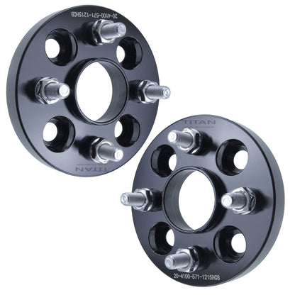 20mm Wheel Spacers for BMW VW Audi 4 Lug | 4x100 | 57.1 Hubcentric |12x1.5 Studs |