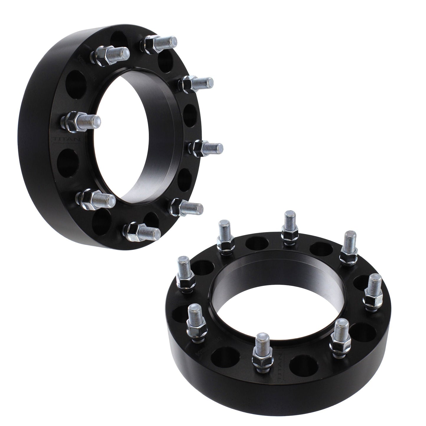 2" (50mm) Wheel Spacers for Nissan NV Ram 2500 3500 | 8x6.5 | 121.3 Hubcentric |14x1.5 Studs |