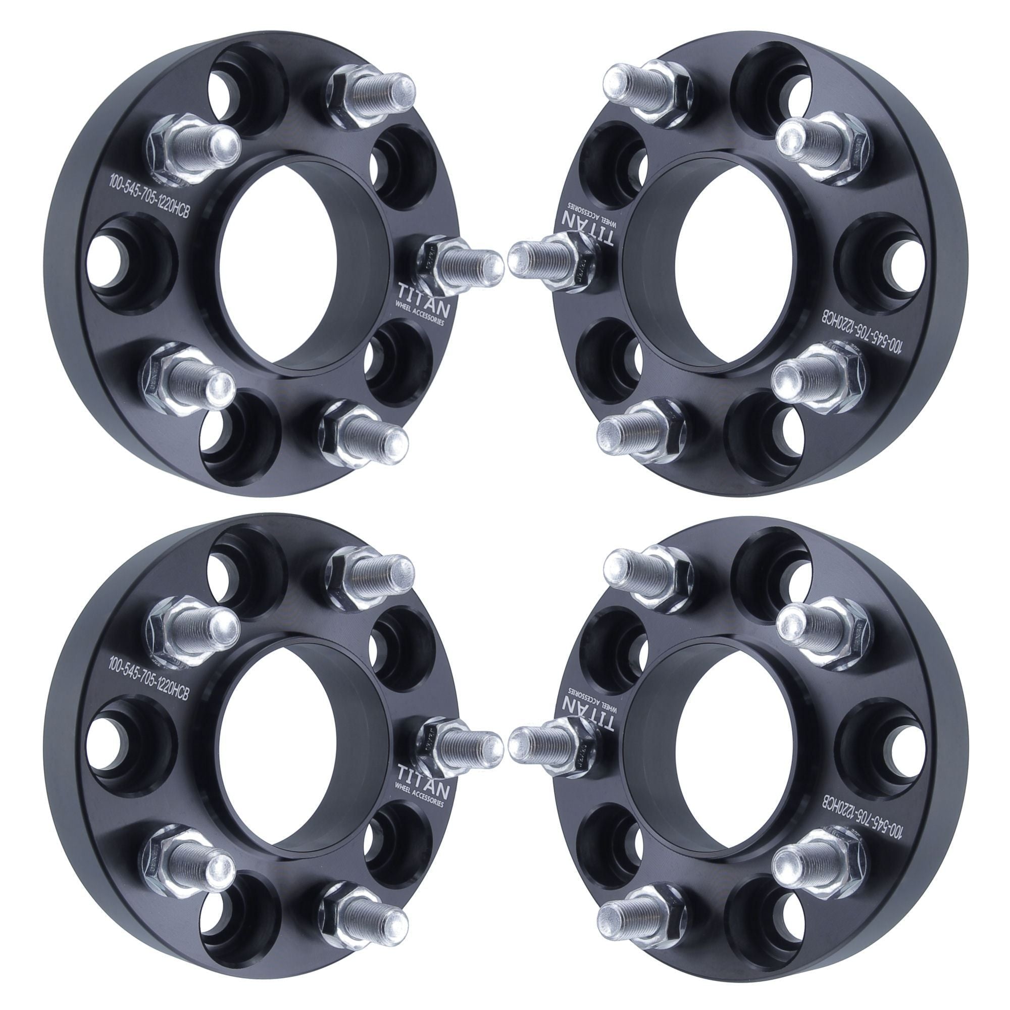 1 Inch Hubcentric Wheel Spacers for Mustang Ranger Explorer | 5x4.5 | Titan  Wheel Accessories