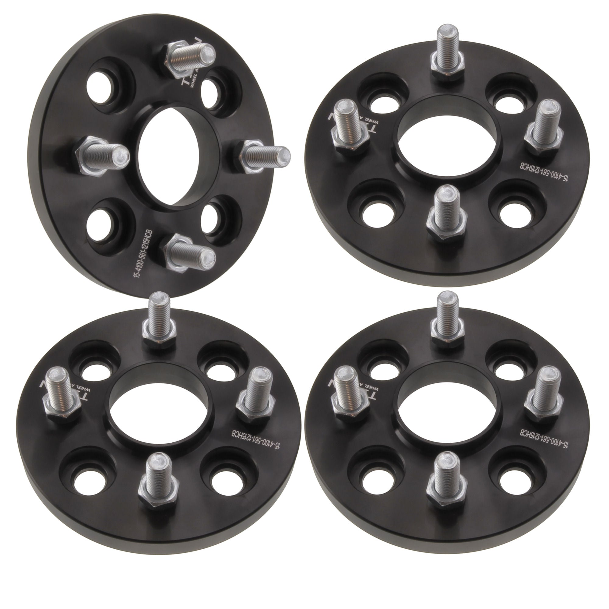15mm Hubcentric Wheel Spacers for Honda Civic Lancer | 4x100 | Titan Wheel  Accessories