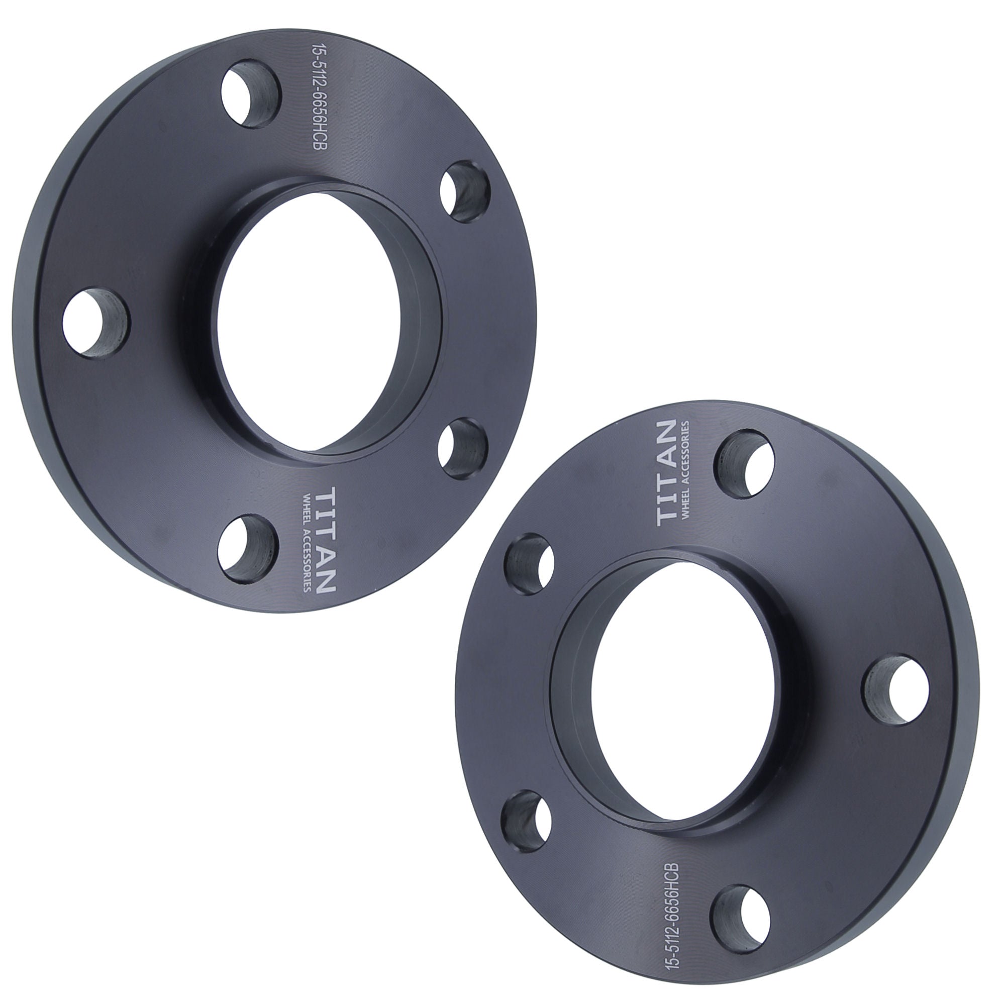 15mm Hubcentric Wheel Spacers for VW Audi Mercedes | 5x112 | Titan