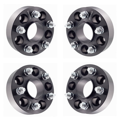 1.5" (38mm) Titan Wheel Spacers for Jaguar F S X Type XE XF XJ XK | 5x4.25 (5x108) | 63.4 Hubcentric | 12x1.5 Studs |  Set of 4 | Titan Wheel Accessories