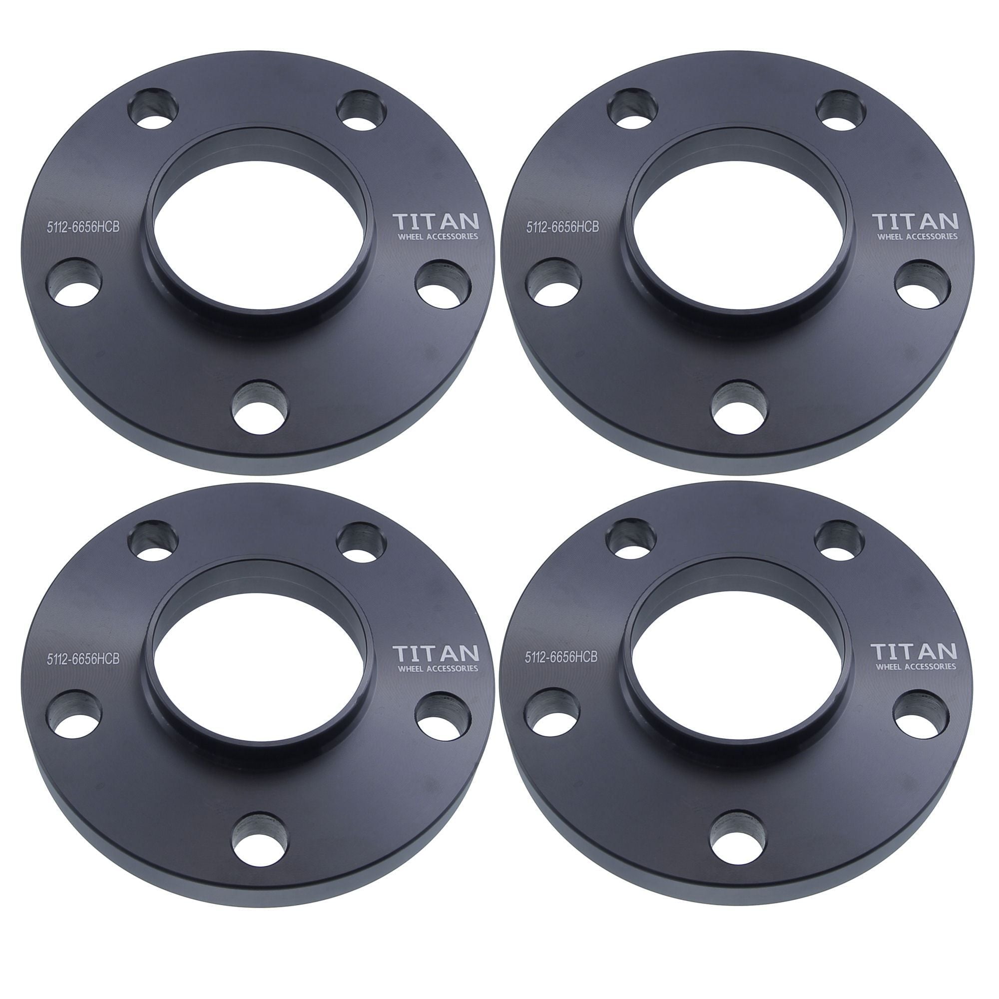 20mm Hubcentric Wheel Spacers for VW Audi Mercedes | 5x112 | Titan Wheel  Accessories