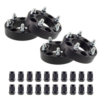 1.5" (38mm) Titan Wheel Spacers for Jaguar F S X Type XE XF XJ XK | 5x4.25 (5x108) | 63.4 Hubcentric | 12x1.5 Studs | Titan Wheel Accessories